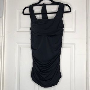 Hermoza ruched halter tankini swimsuit